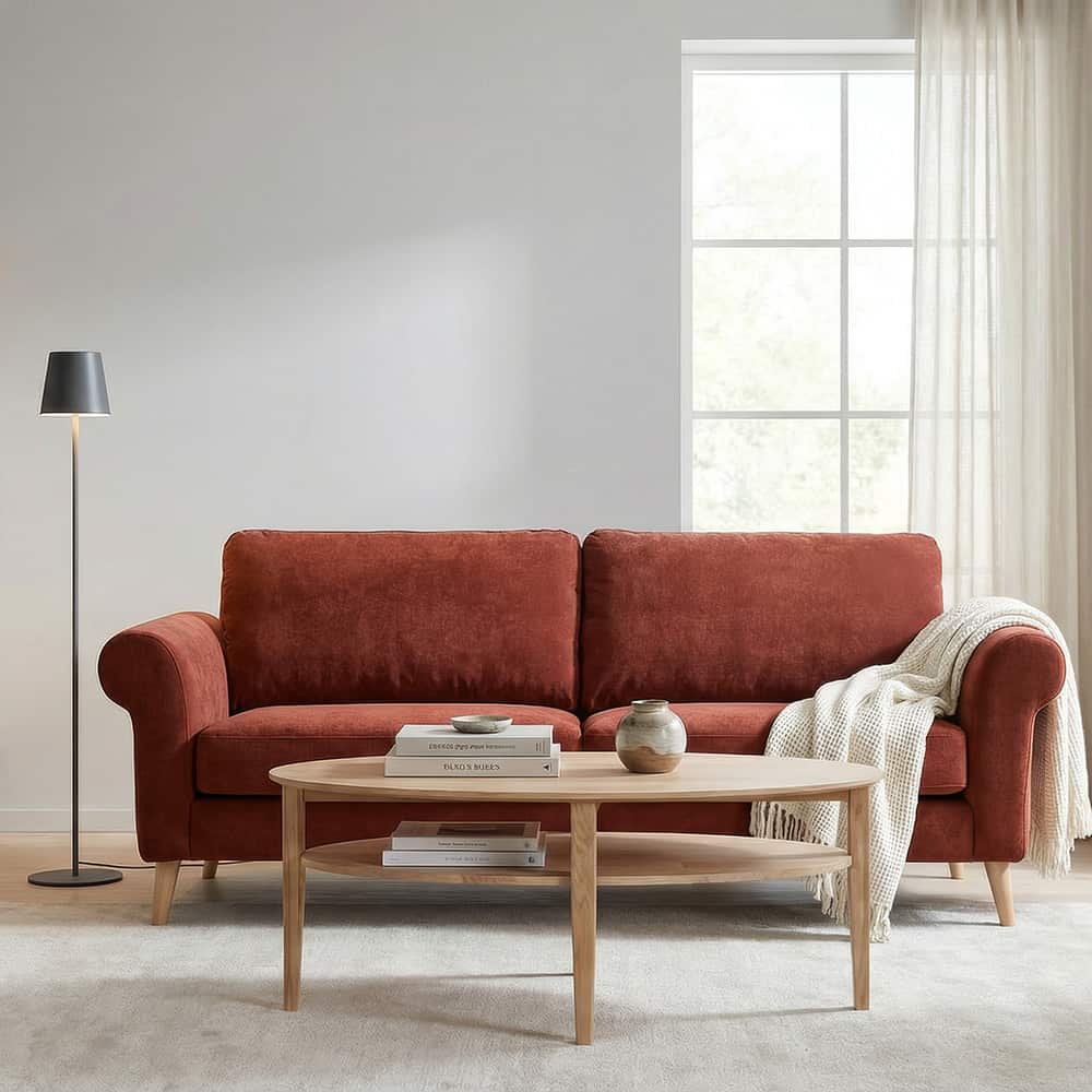 London 3-seter arm L-Paris, Måløy Rød 1