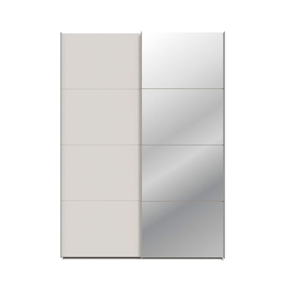 Sophistispace Garderobeskap 2 skyvedører en speildør en tredør sand