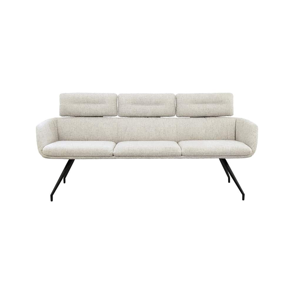 Pablo Spisesofa, Hevre Beige 22, flexibel rygg