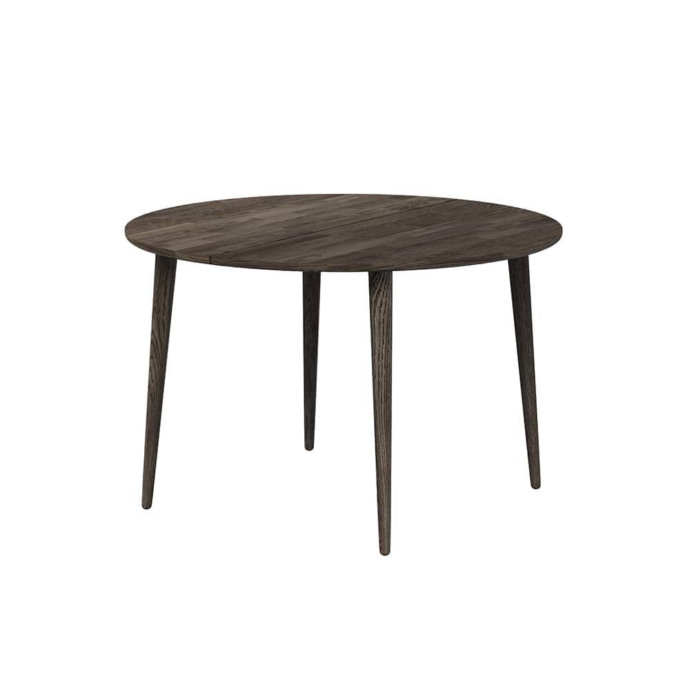 Samsø Spisebord, Ø115x75 cm, eik / smoked oljet