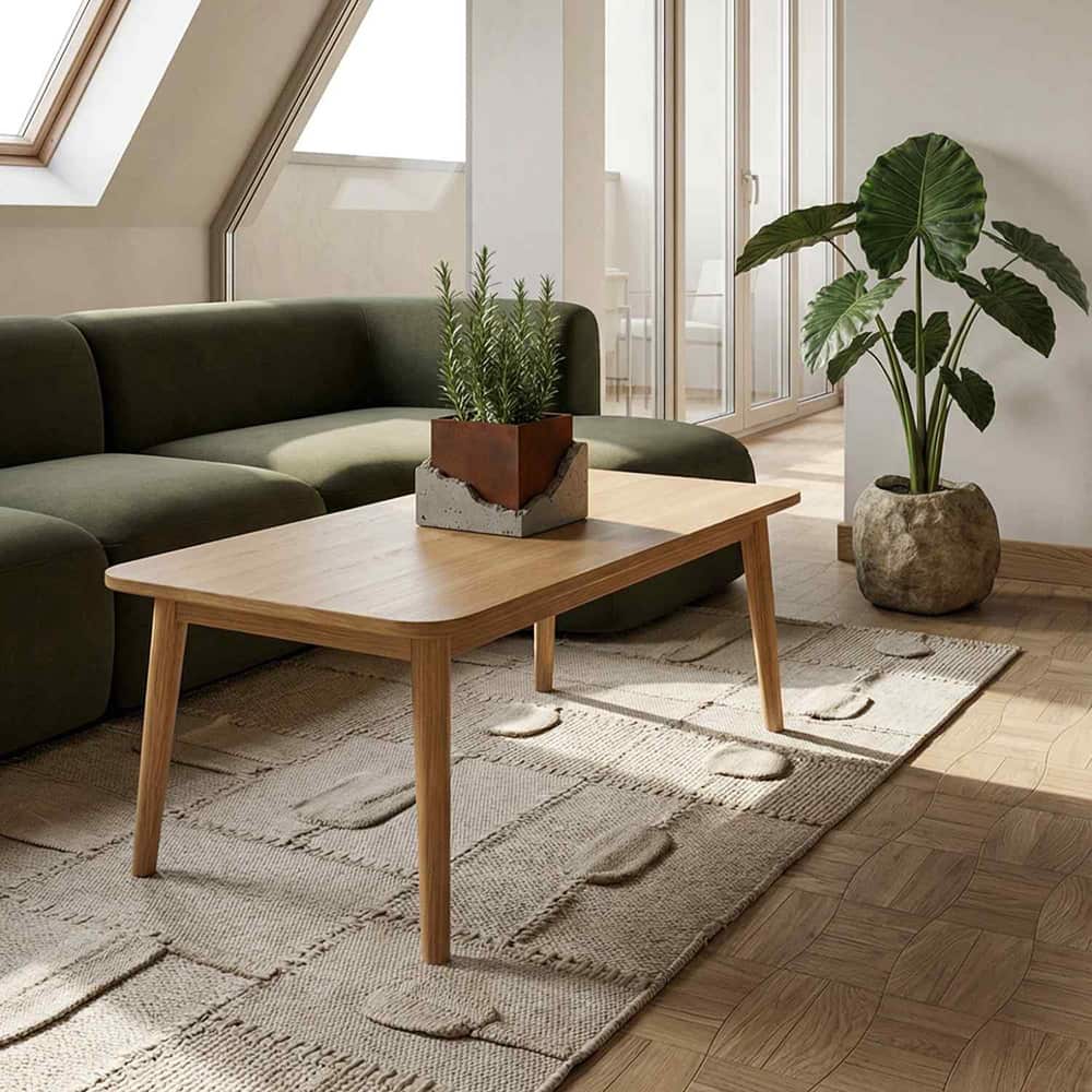 Nyborg sofabord 125 x 75 naturoljet eik
