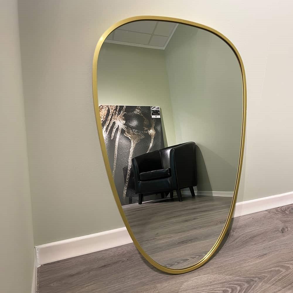 Speil Alessi shape gold 45x70