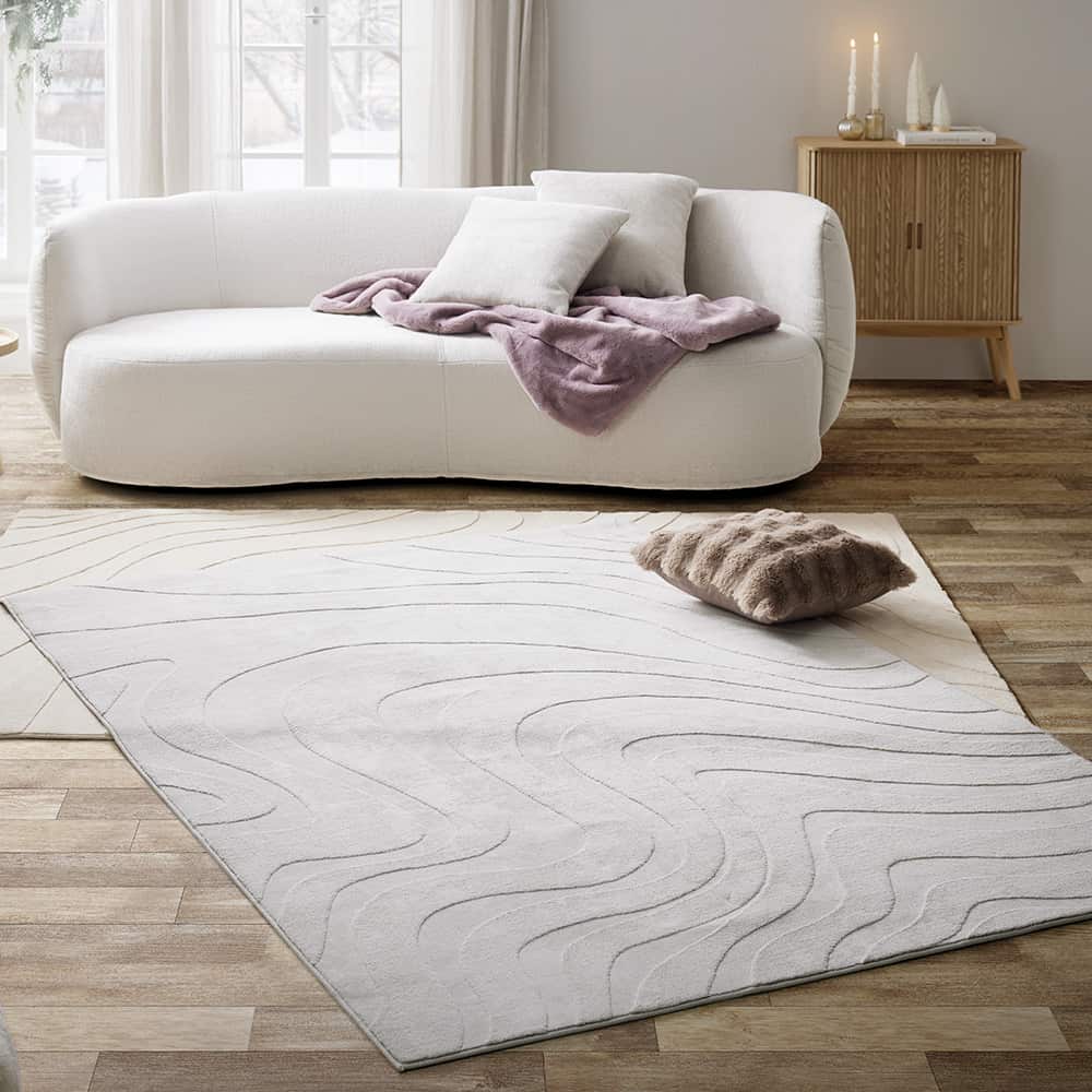 Wave teppe grå 160x230