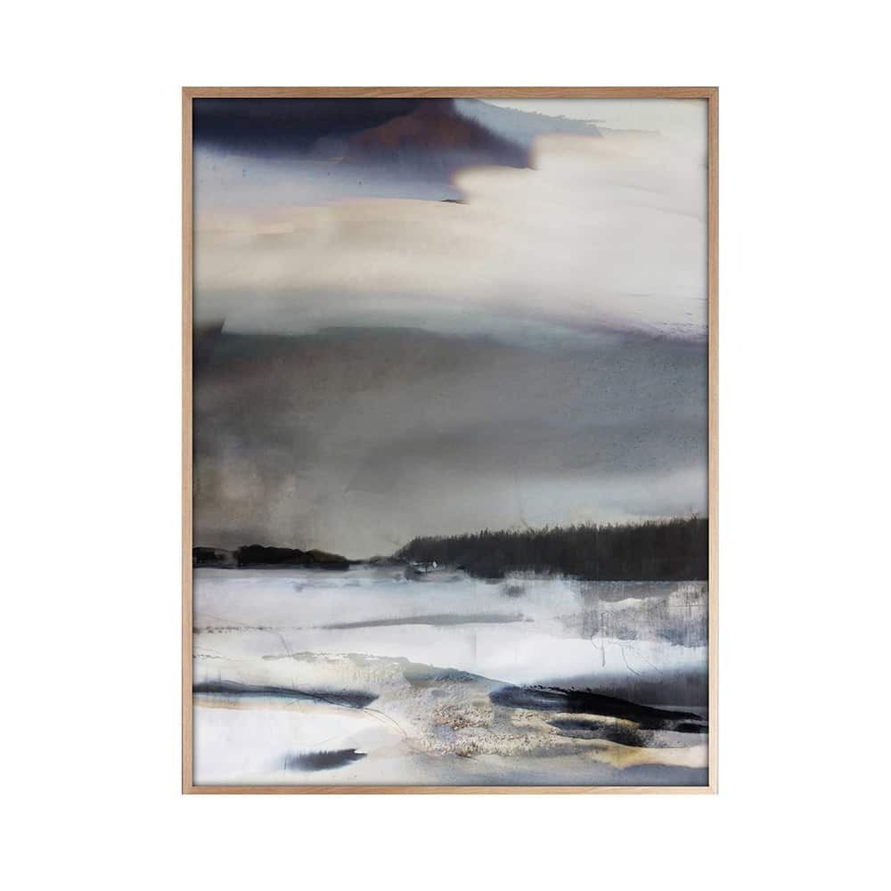 Canvas eik svevelist Abstract landskap   90x120 / Roy Chr. Lauritsen