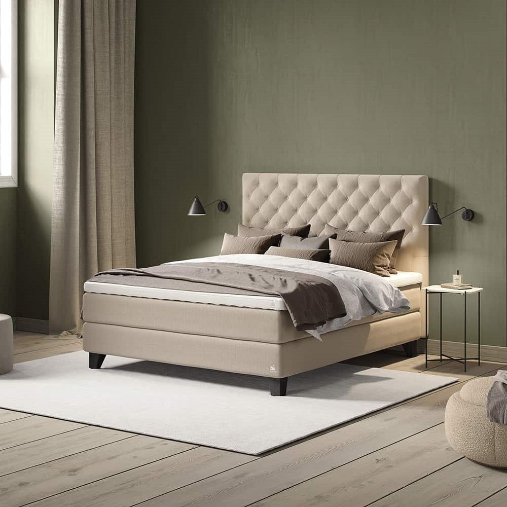 Svane® Zierra Plus Kontinental 180x200, Earth LatexGel, Dream Sand