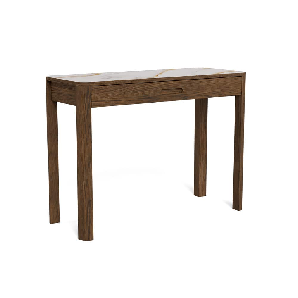 Fagerheim Konsolbord, Røkfarget eikefiner, Talvera Creme topp