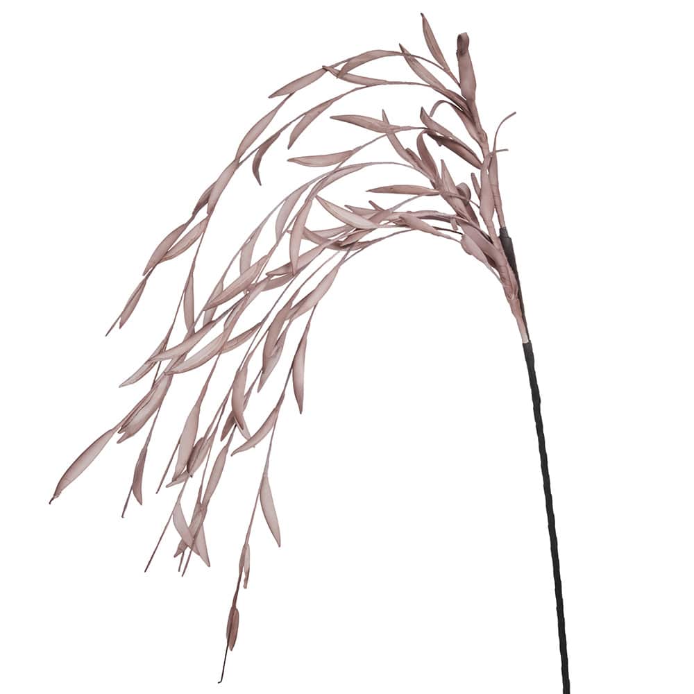 Happia flower decoration H4 cm. rose tan