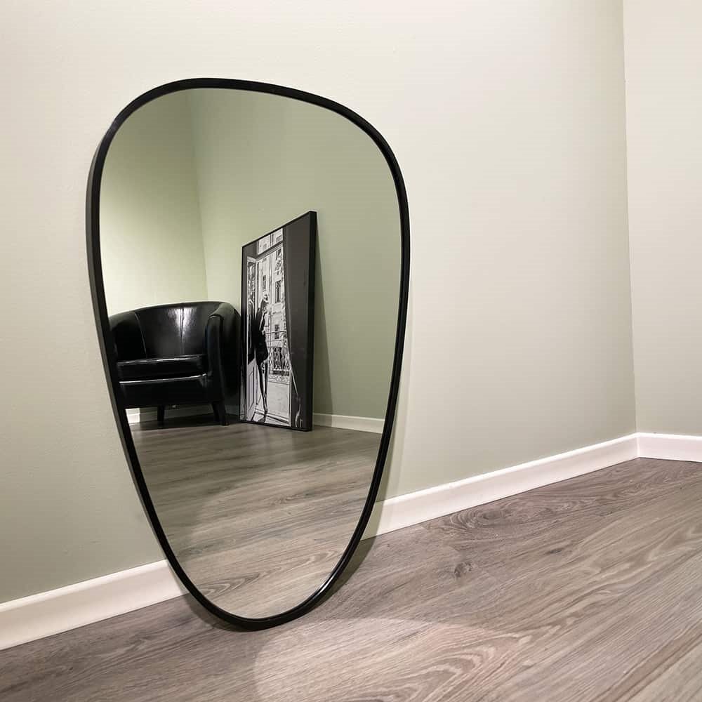 Speil Alessi shape black 45x70