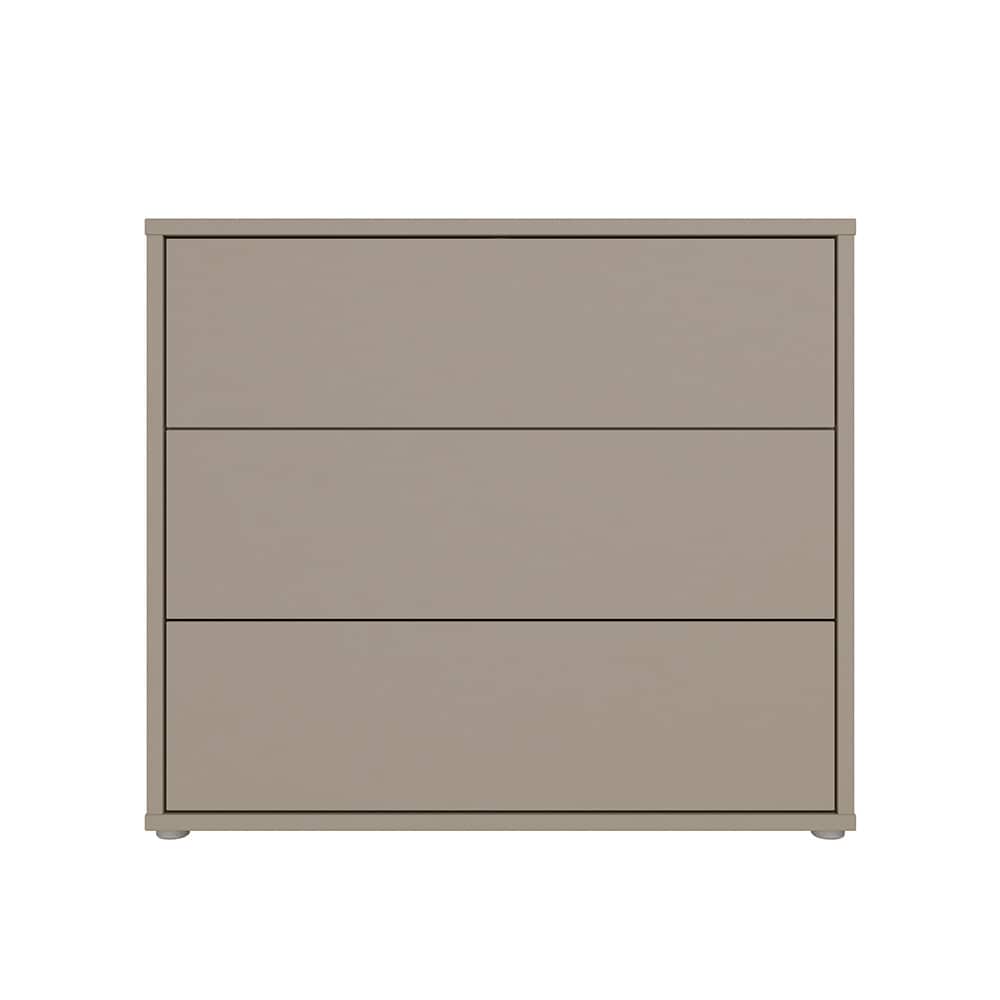Alice Springs kommode 3 skuffer Taupe