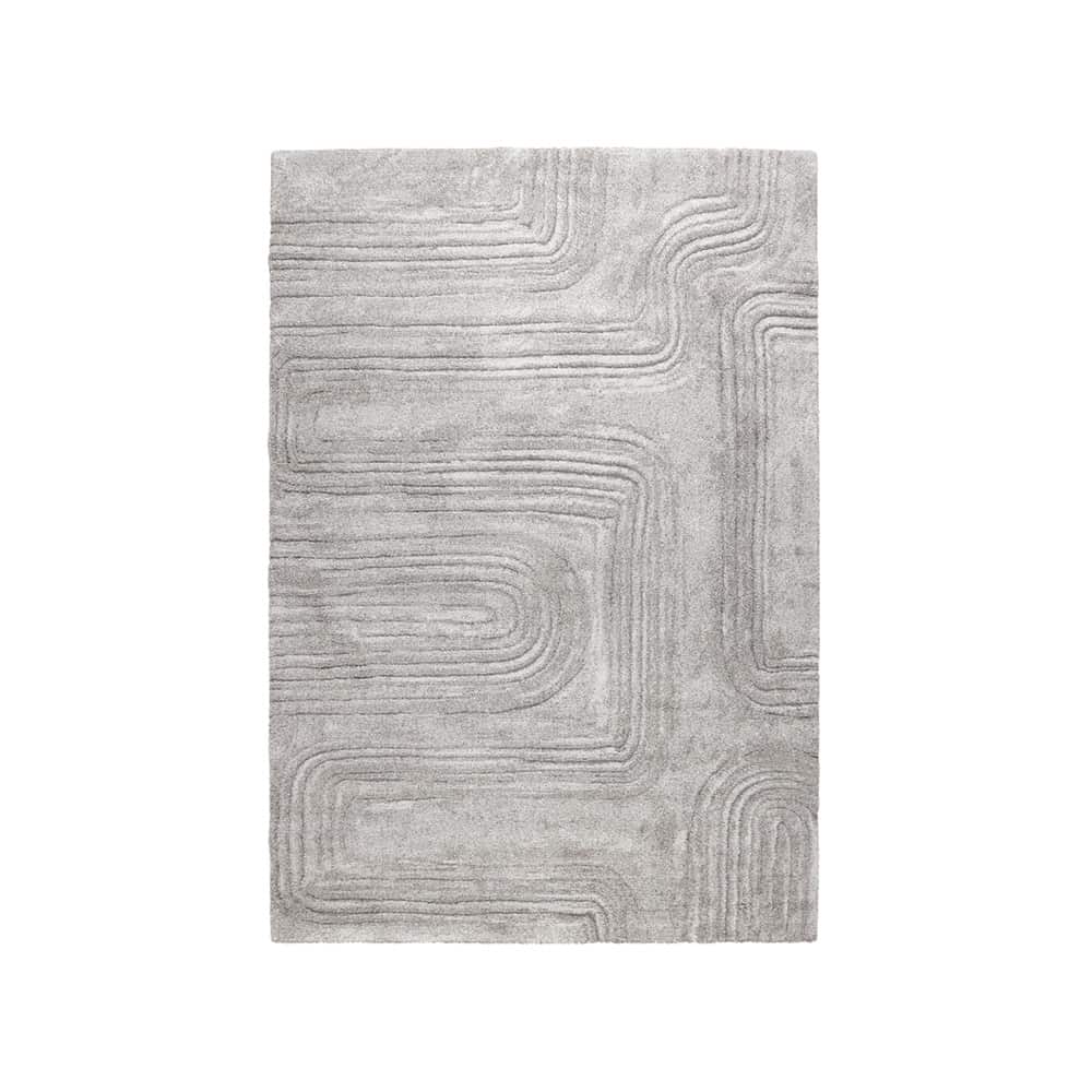 Jane Gulvteppe, gråmønstret, 200x290 cm