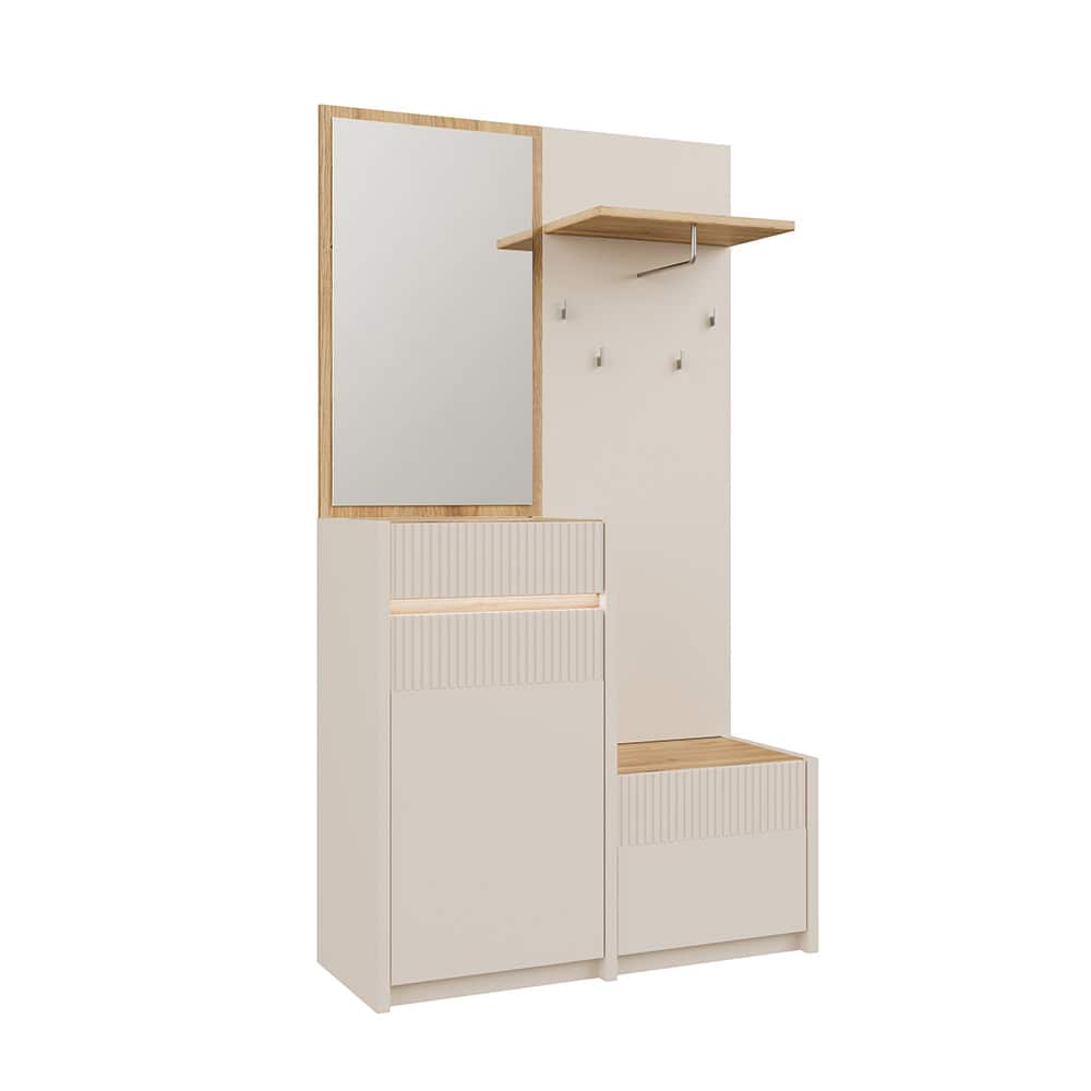 Entre sett Oak Squere - oak/sand