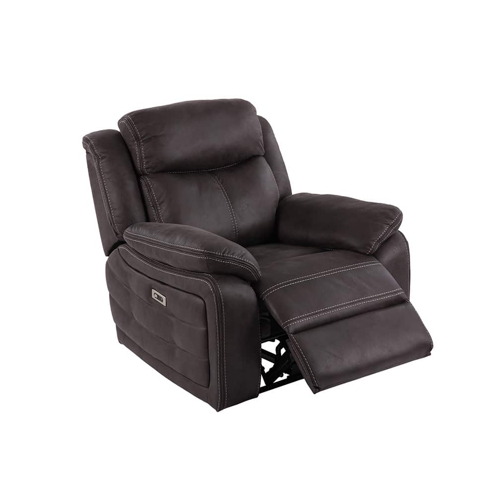 Teddy Reclinerstol m/el,  brungrå