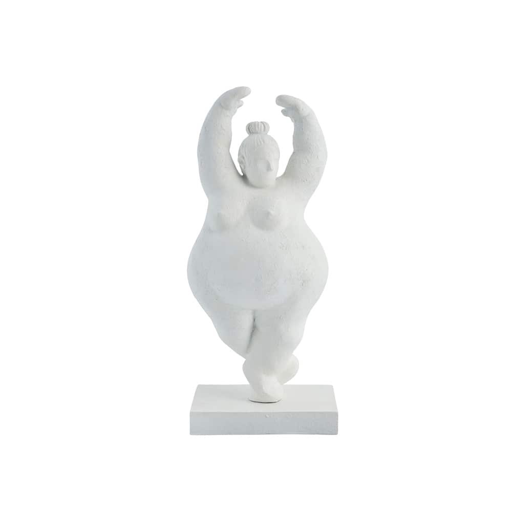 Serafina figurine 12.3X10X28 cm, White