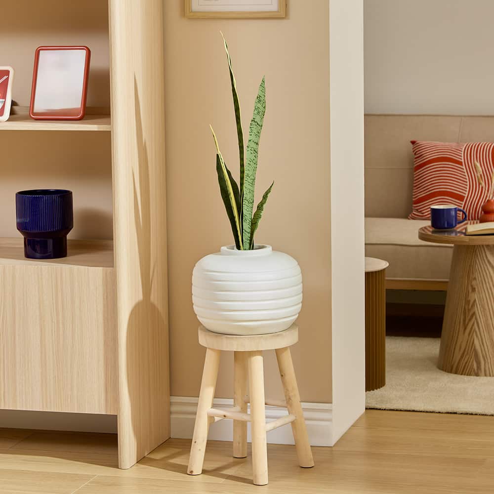 Nippo Vase, hvit magnesia, 21 cm