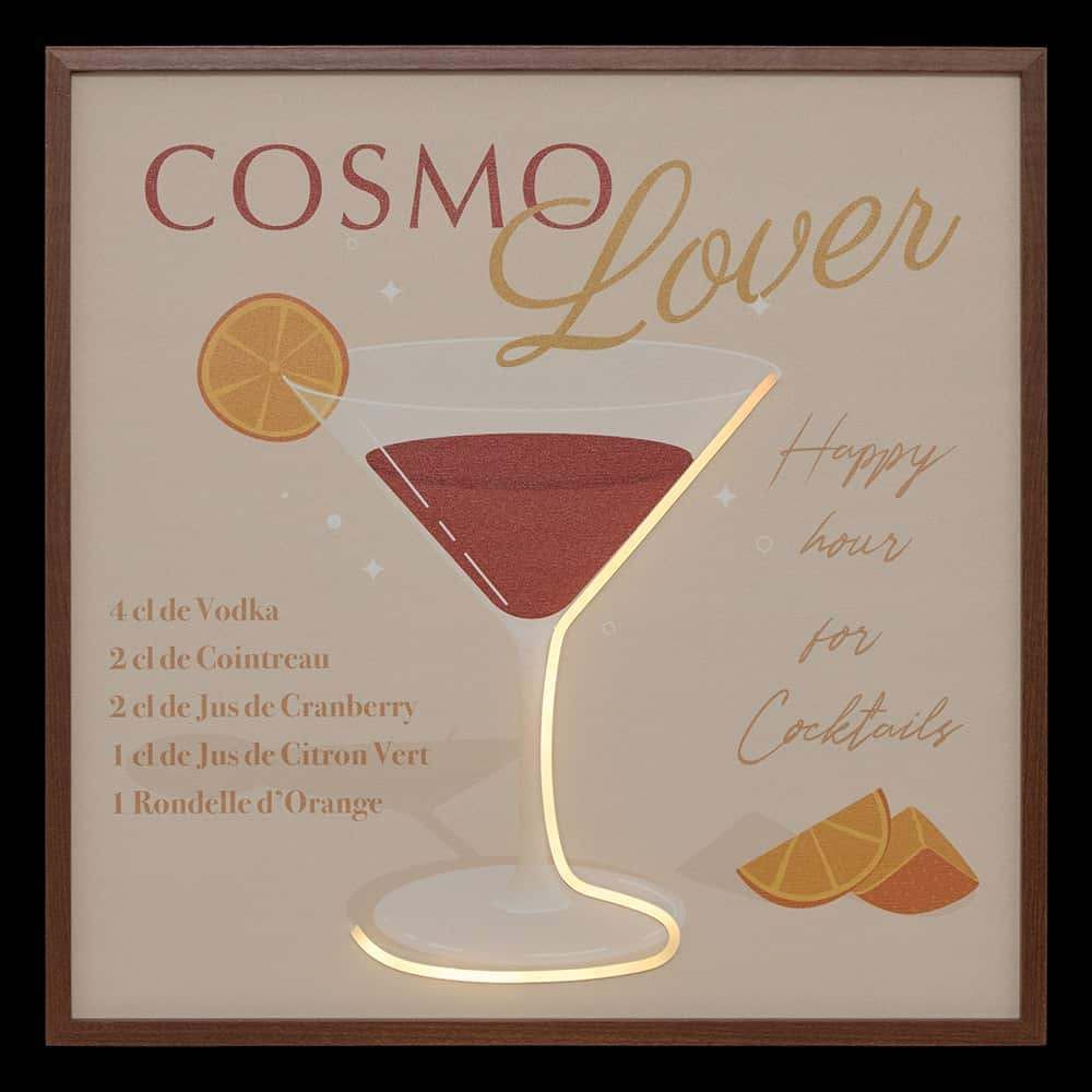 Neon Bilde, Crush Cosmo lover, 48x48 cm