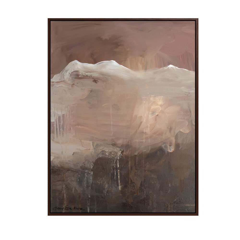 Canvas brun svevelist A place to hide 90x120 / Henriette Roka