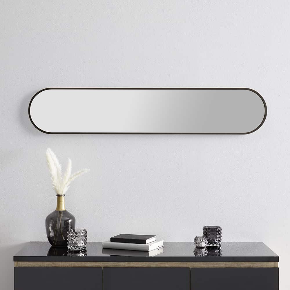Moni Speil Svart 20x101 cm