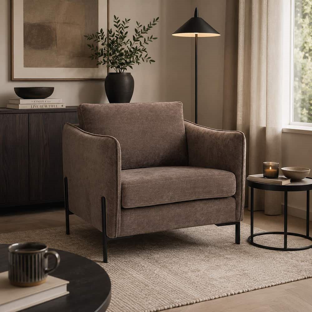 Saga Høy Oppsett 35, ( I3-A-I3), Be Cotton Dark Brown 12, kombi puter