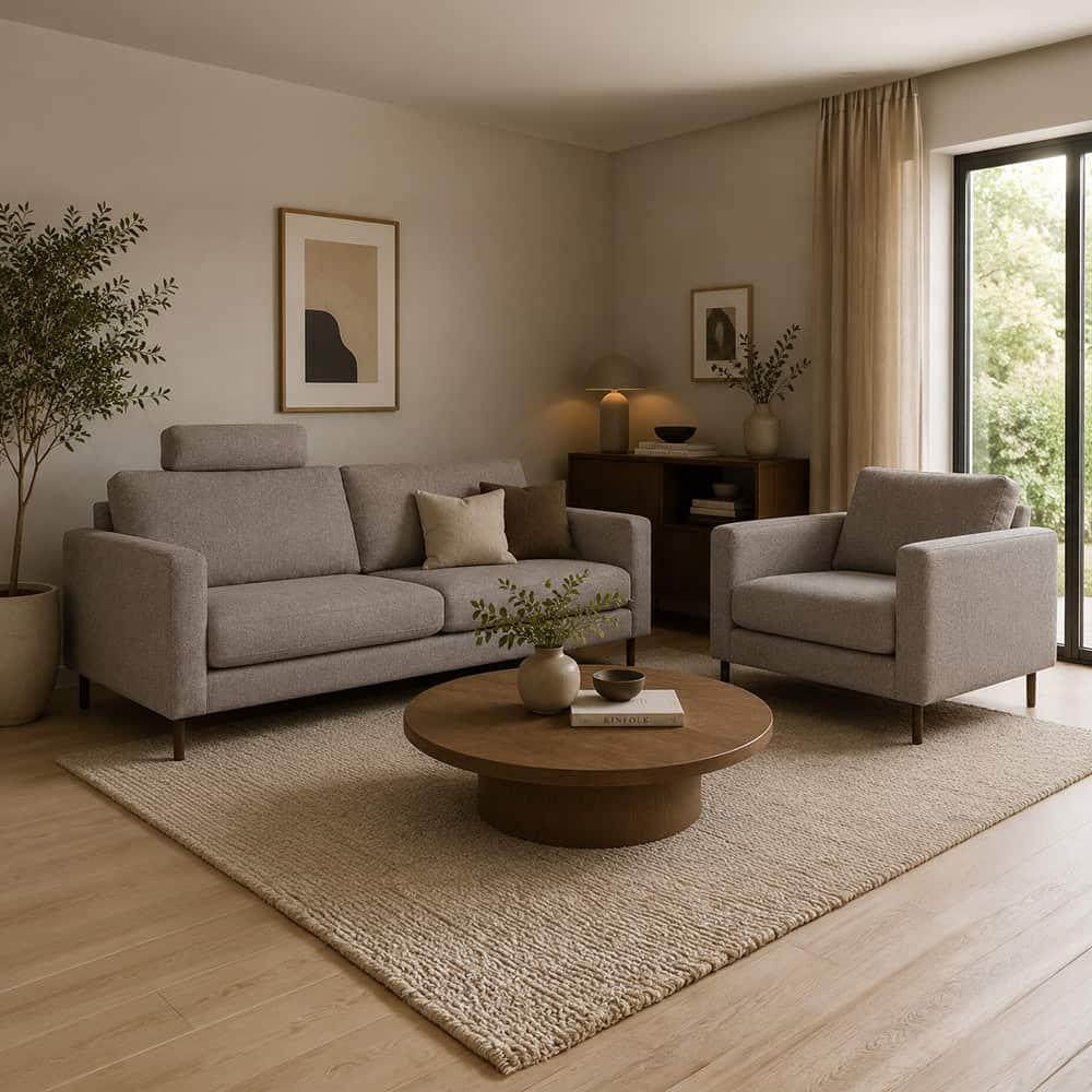 Lyng 3-seter - Sima 403 Taupe