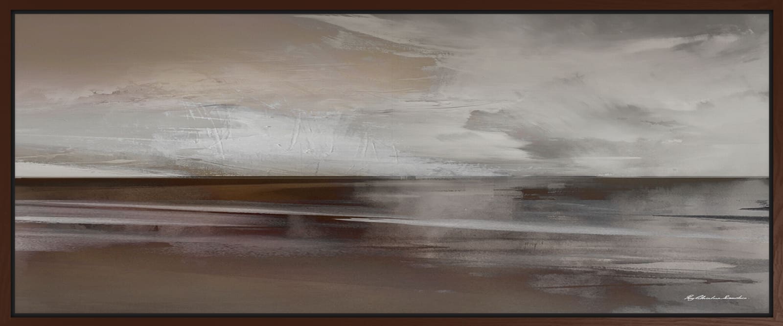Canvas brun svevelist Holding light 60x150 Roy Chr. Lauritsen