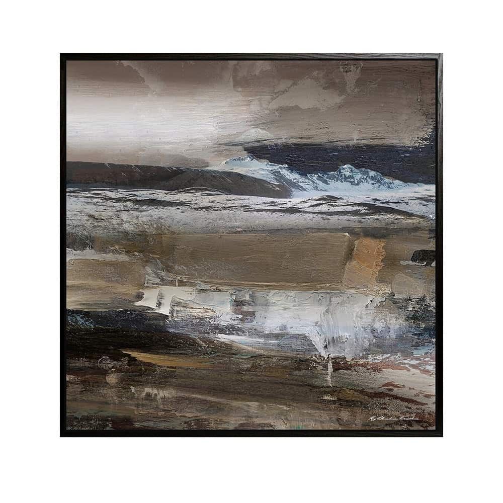 Canvas sort svevelist Blåne 113x113 / Roy Chr. Lauritsen
