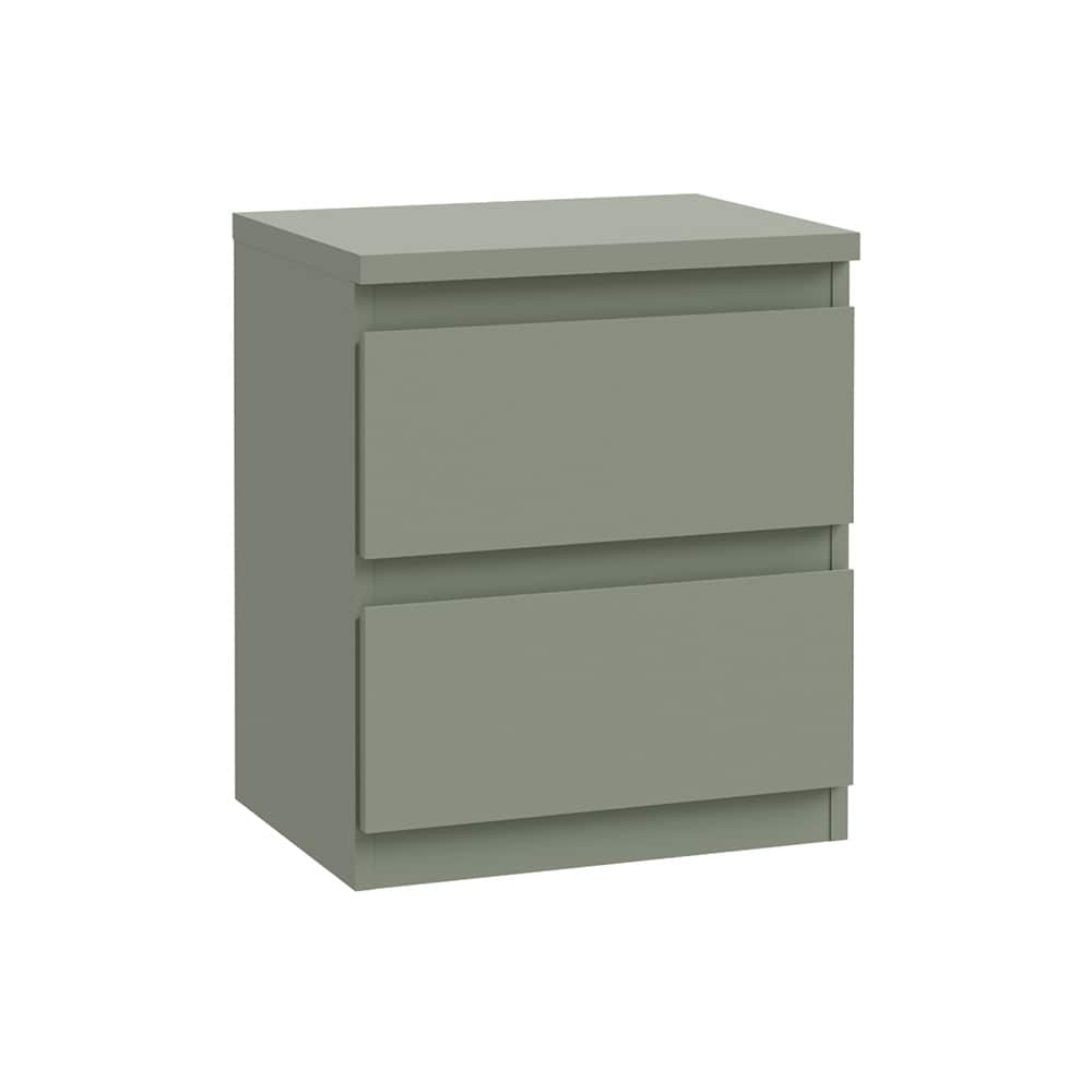 Edmore Kommode 2 skuffer sage grønn