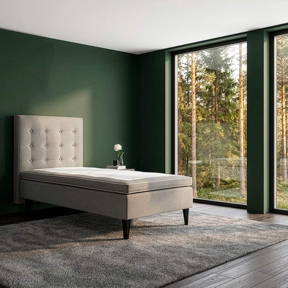 Demring Overmadrass 120x200 Lars 97/TX 5cm Miljøskum 25kg/m3