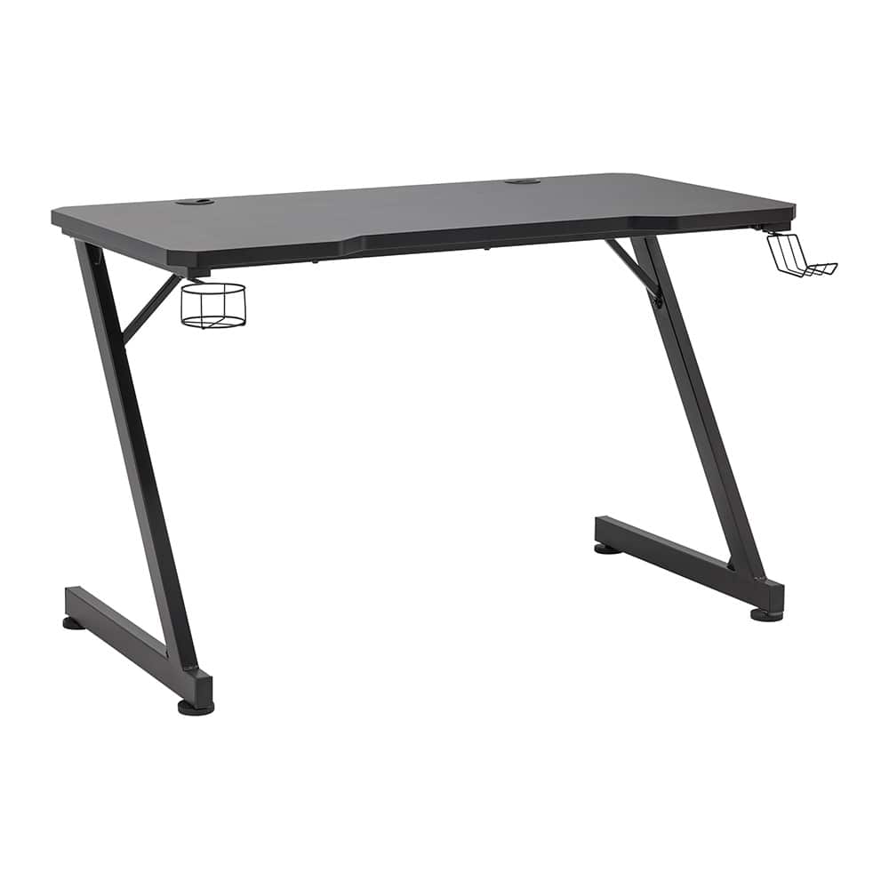 Racer gamingbord sort treplate - sort understell