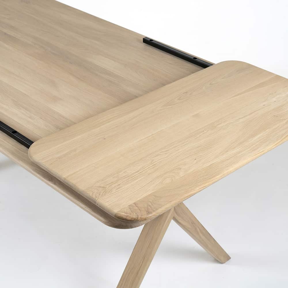 Frogner tilleggsplate 50x95 cm, massiv hvitoljet eik