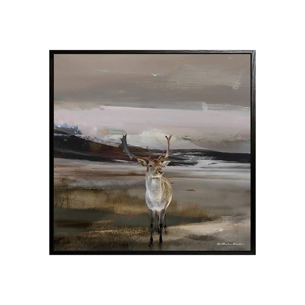 Canvas sort svevelist Vindheim 113x113 / Roy Chr. Lauritsen