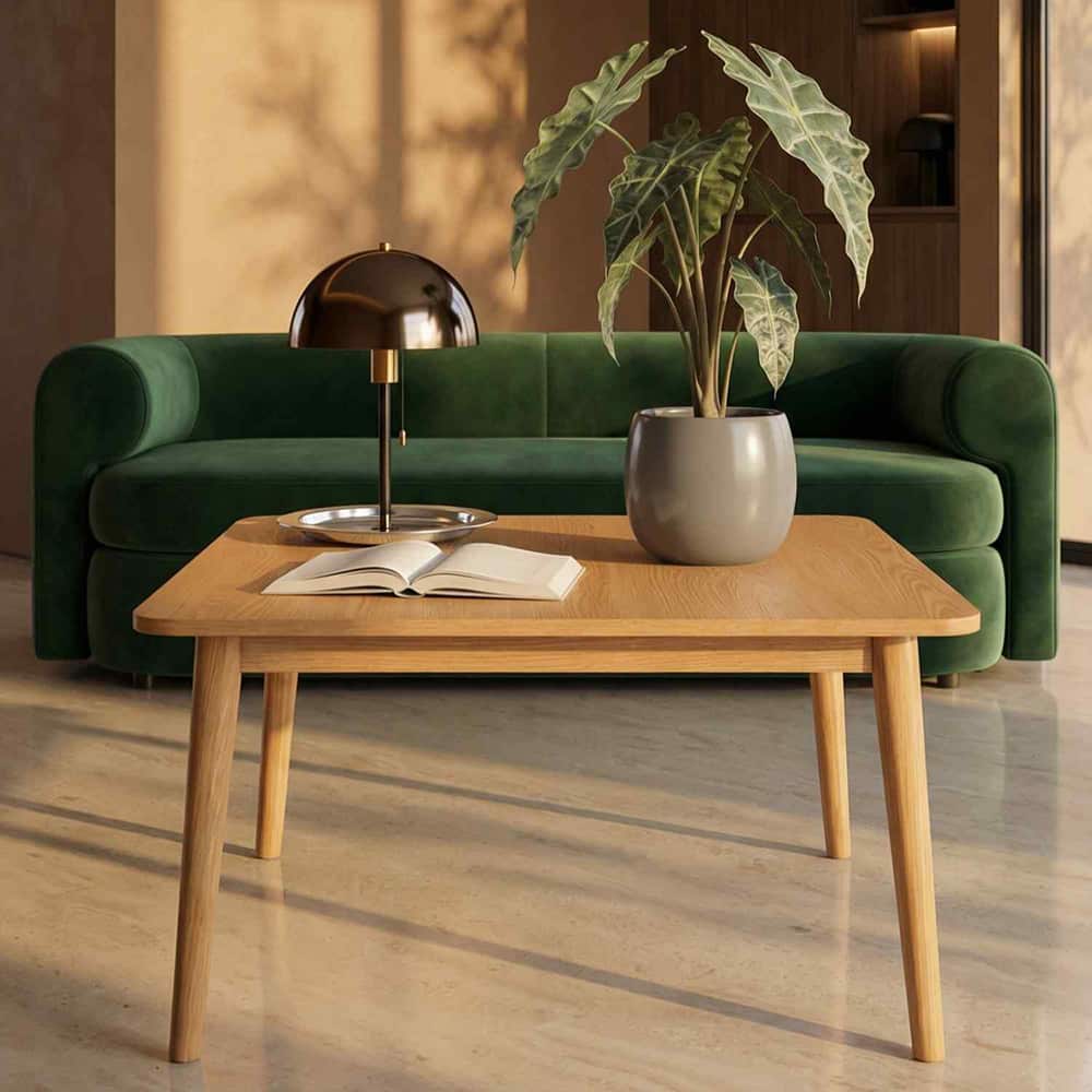 Nyborg hjørnebord 70 x 70 naturoljet eik