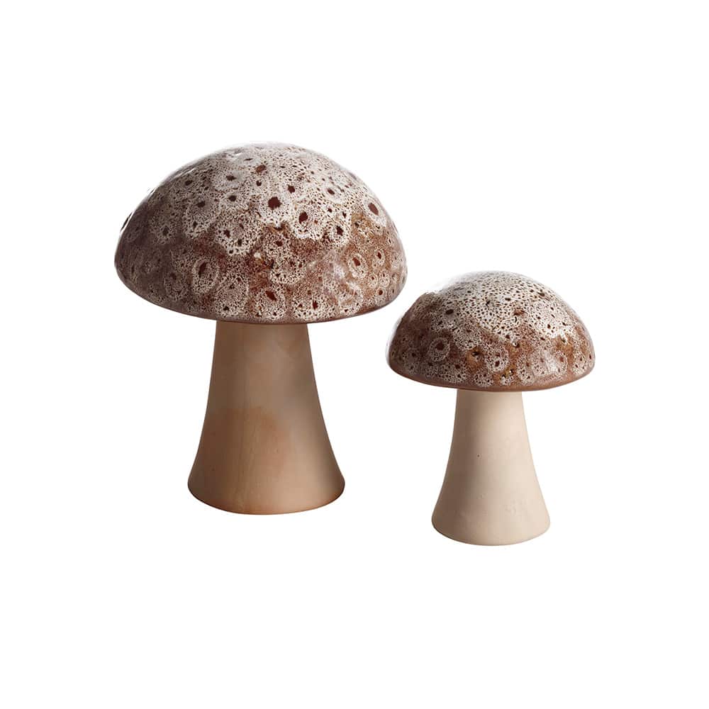 Fungus dekor, beige, stor