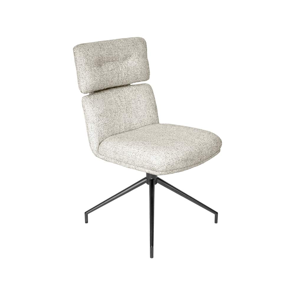 Pablo Spisestol m/sving, Hevre Beige 22, flexibel rygg