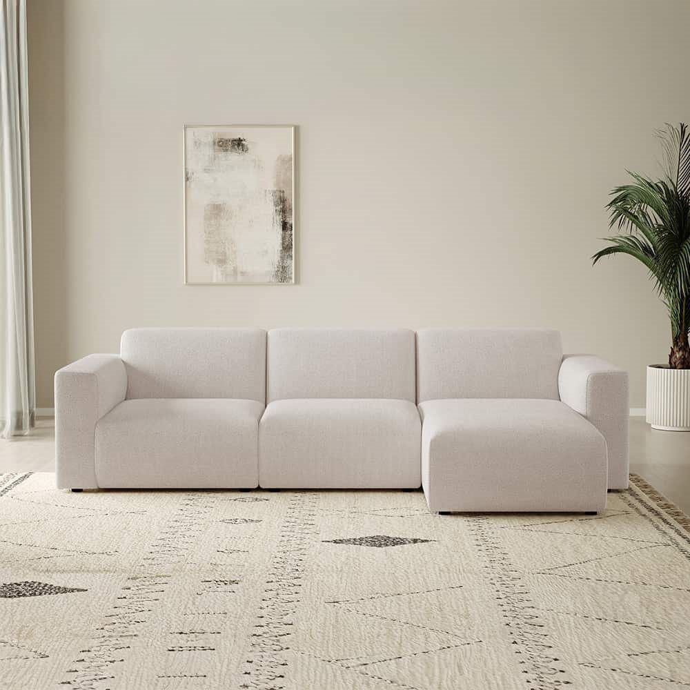 Nova oppsett 1 høyre (arm+75+75+D75+arm) i Beatto 1027 light grey