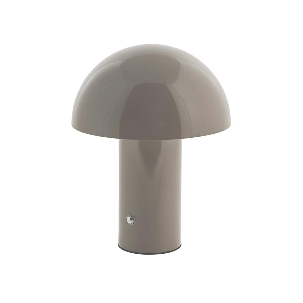 Nessina portable LED lamp  15X15X19 cm. Brown