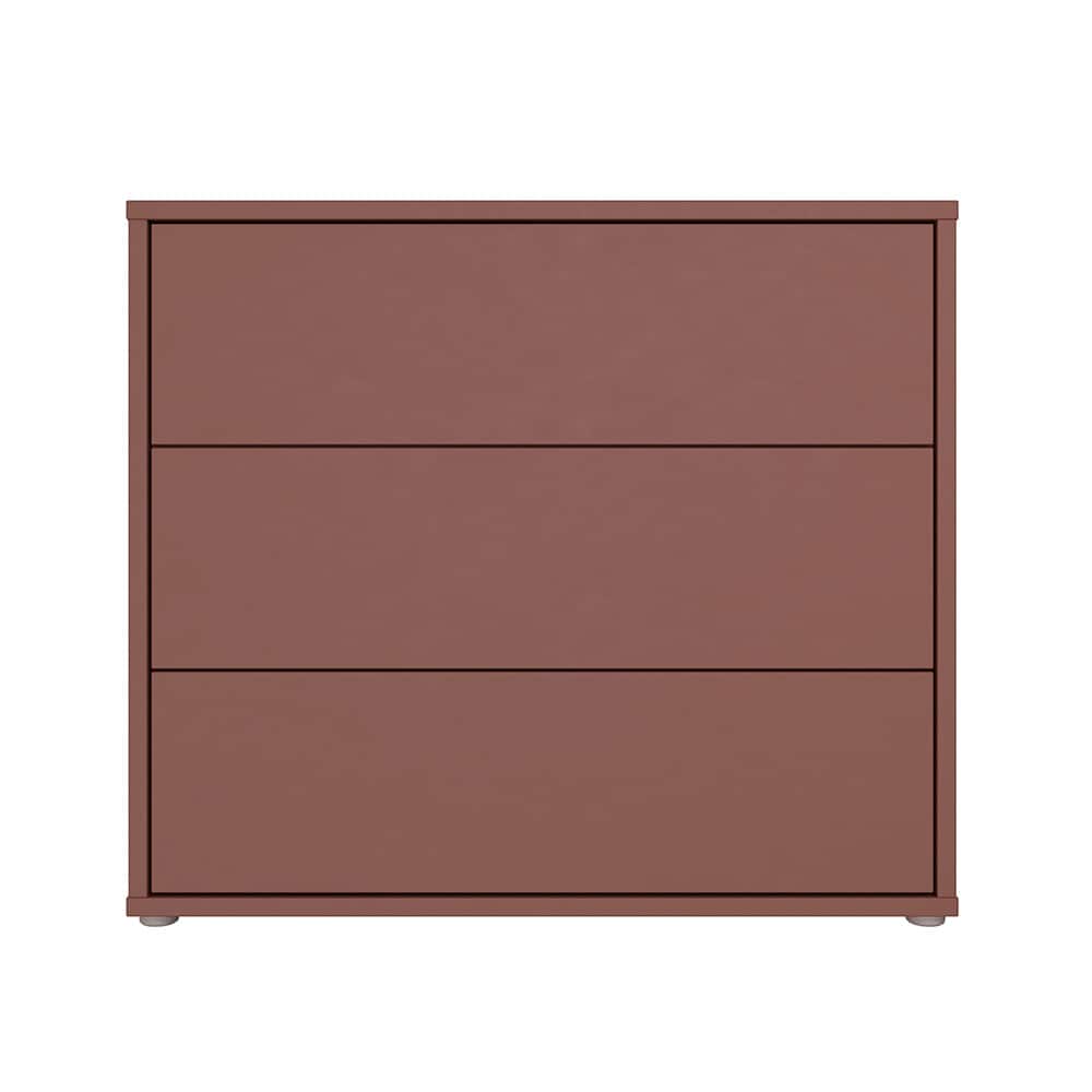 Alice Springs kommode 3 skuffer Terracotta