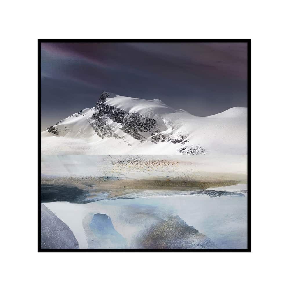 Canvas sort svevelist Mountain Landscape I 113x113 / Roy Chr. Lauritsen