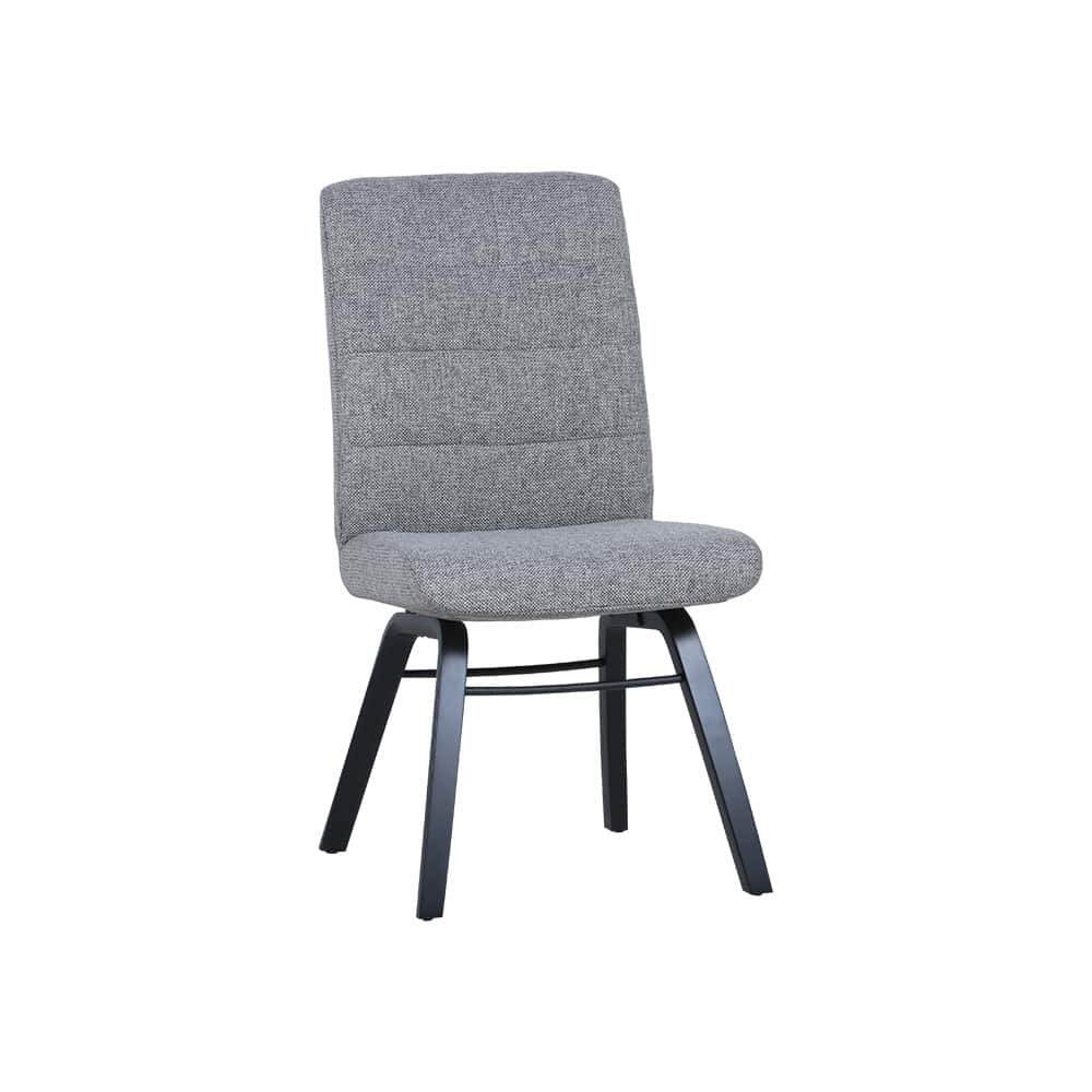 Hygge 3000 Regulerbar Spisestol, høy rygg, Warwick Noyack Pepper,svart laminatunderstell