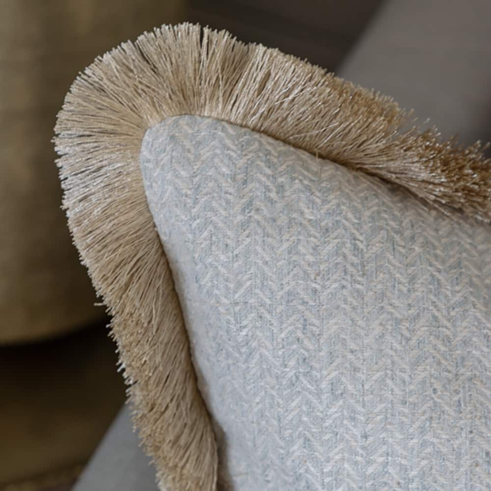 Oria putetrekk, aqua/beige, 60x60 cm