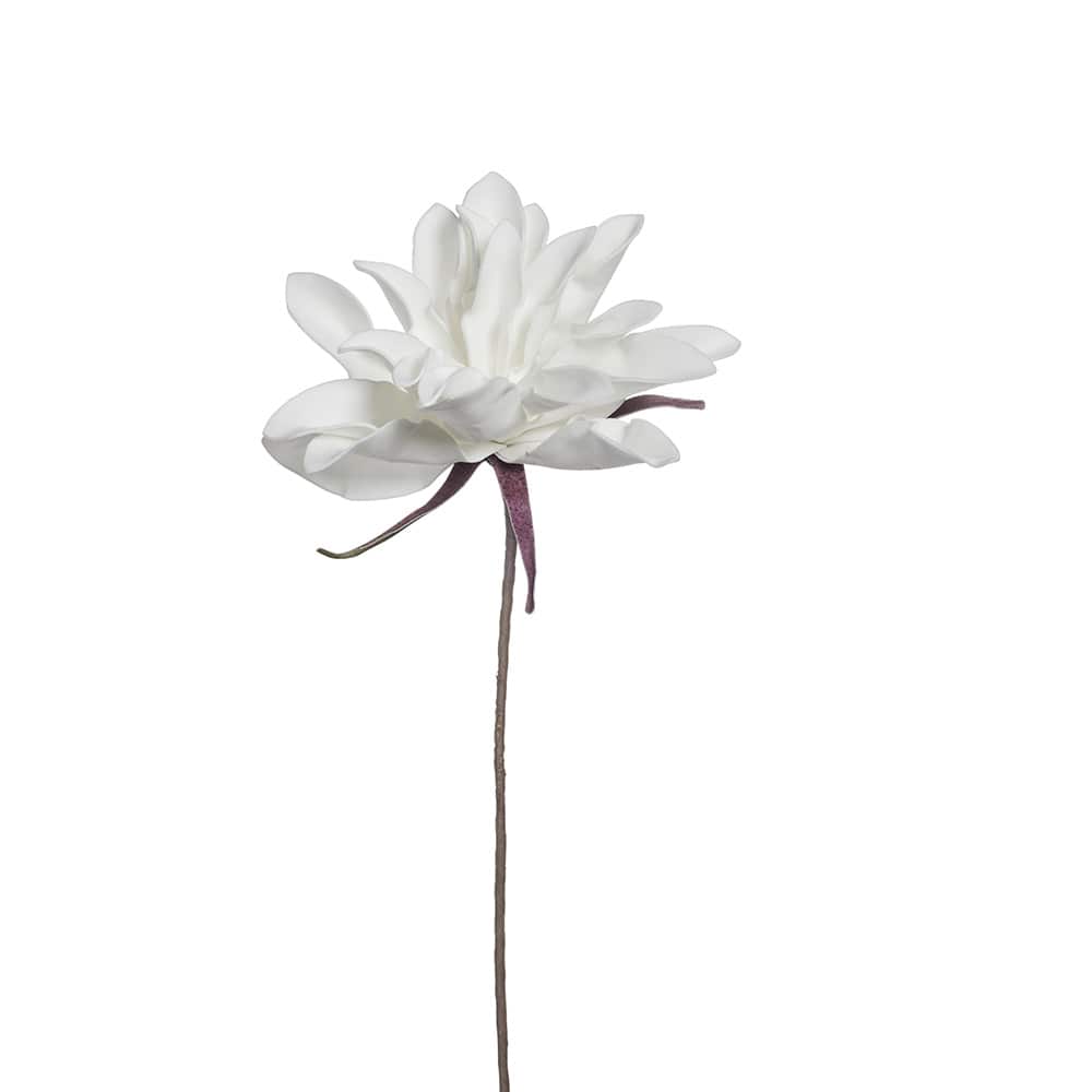 Happia decoration flower57X14 cm, White