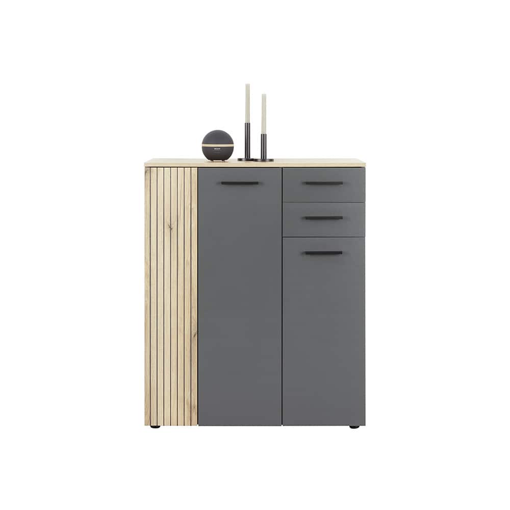 Cadix skoskap - antrasitt eik