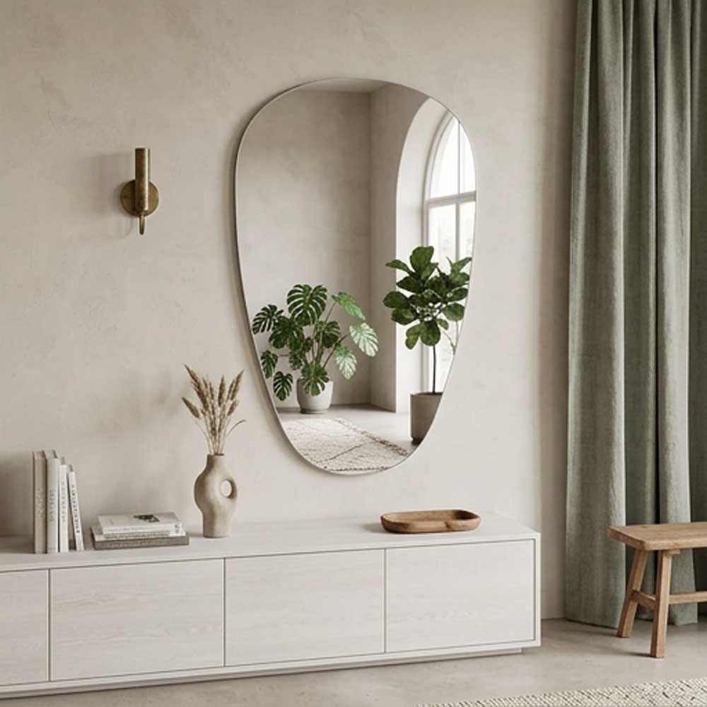 Speil Trendy shape, med fasett, 64x100 cm
