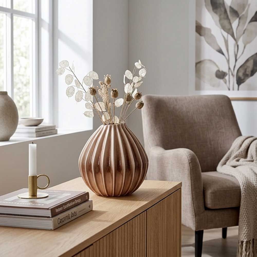 Wide Vase XL, Rosa, Ø40xH40 cm