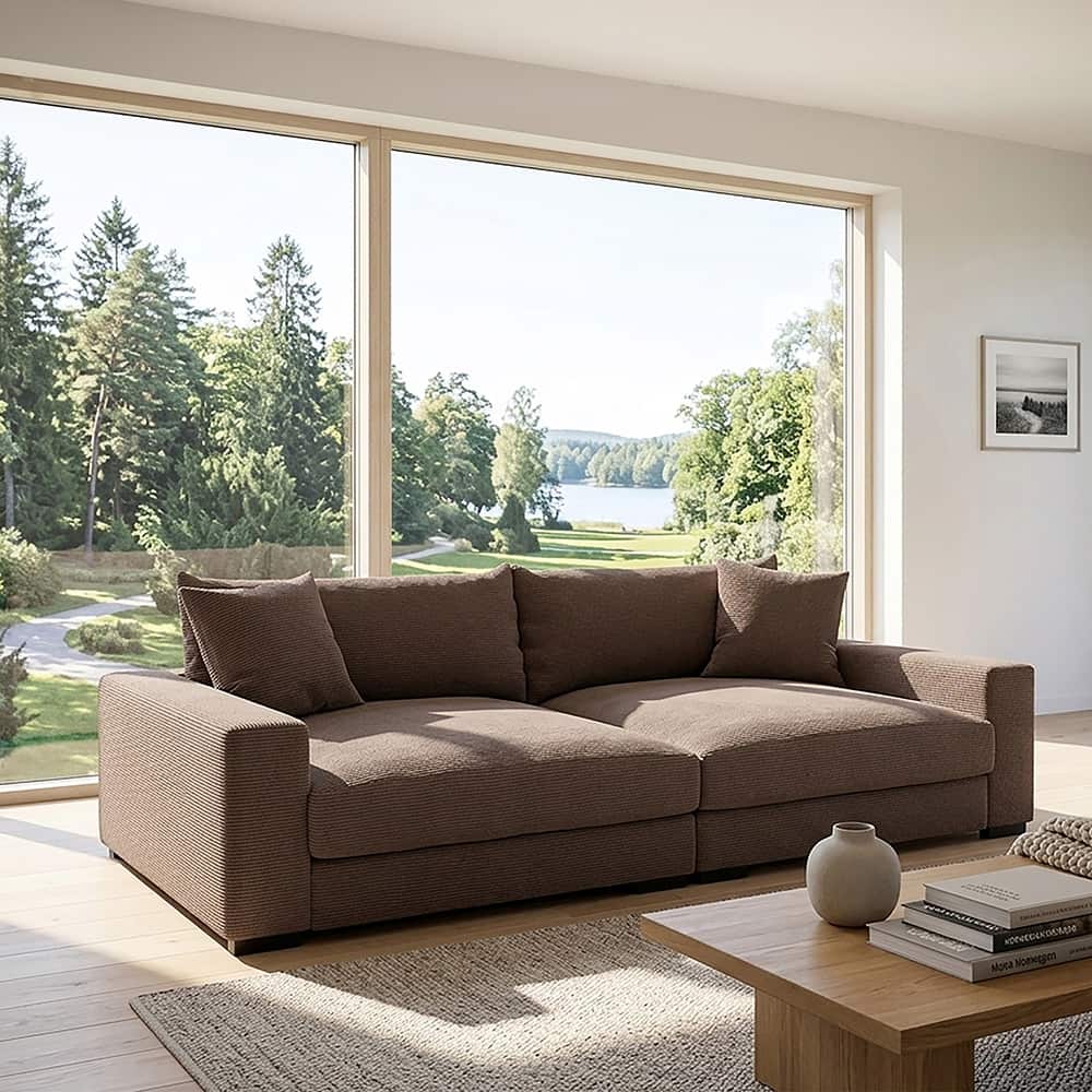 Pedro Bigsofa 3-seter XL,  Zoom 6 Mocca