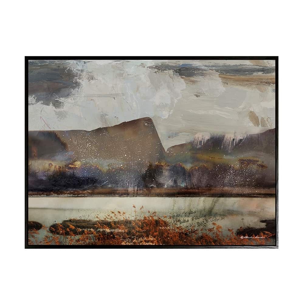 Canvas sort svevelist Fjellhøst 90x120 / Roy Chr. Lauritsen