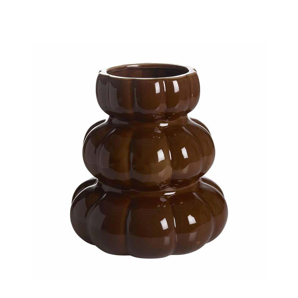 Puja vase, brun