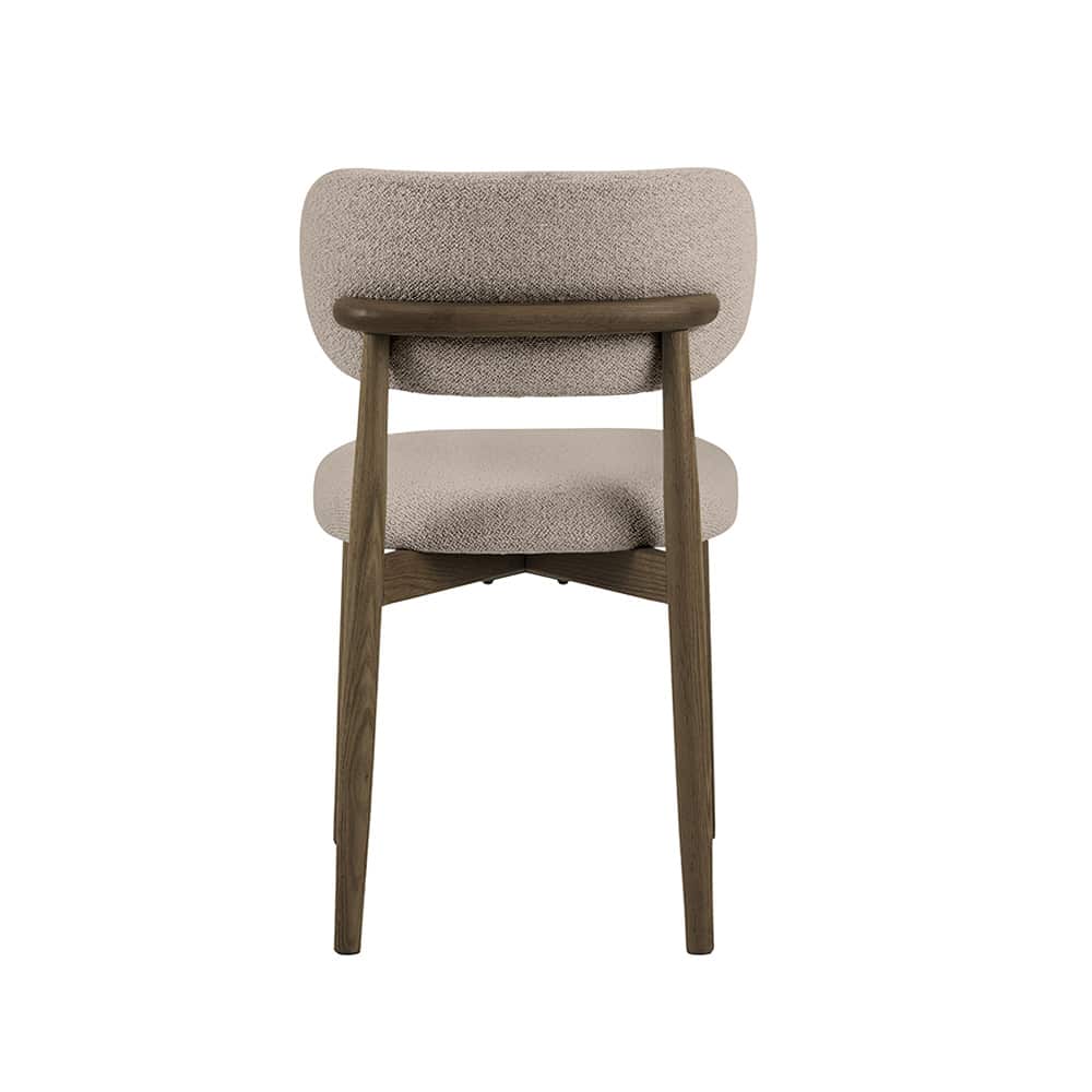 Nordic spisestol, brunbeiset eik, Cona Beige 1