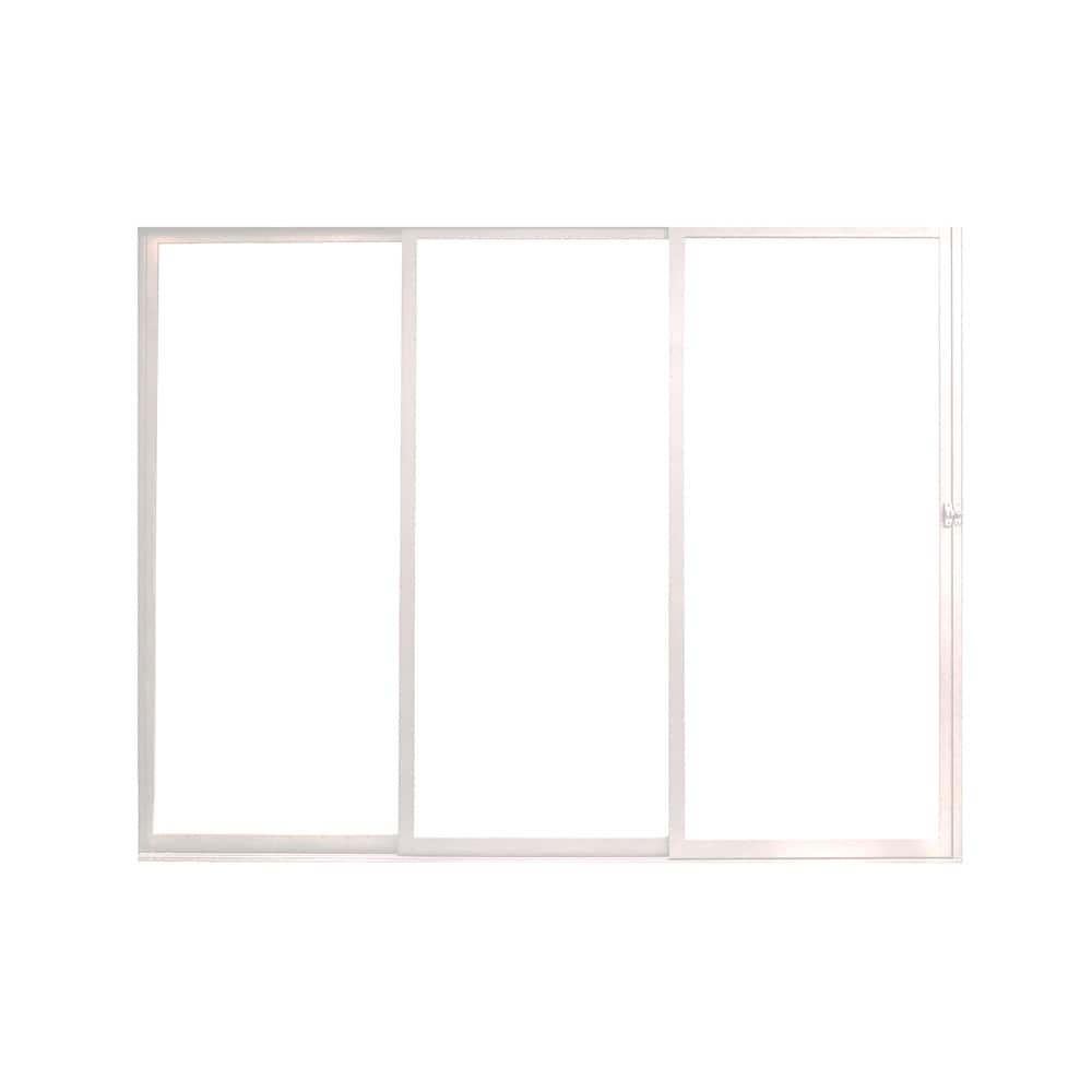 Pergola Skyvedør i glass 270x218cm - Hvit