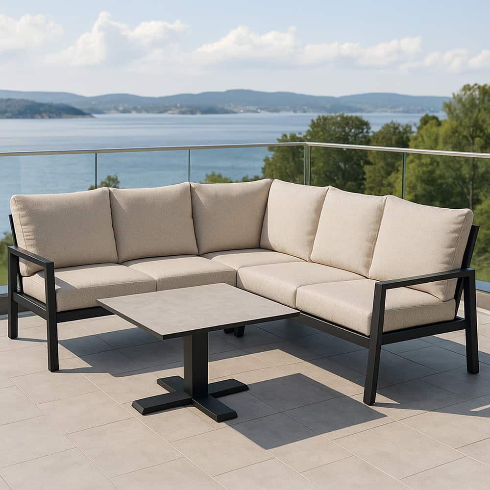 Stavern Hjørnesofa 2-HJ-2, inkl.bord 80 x 80