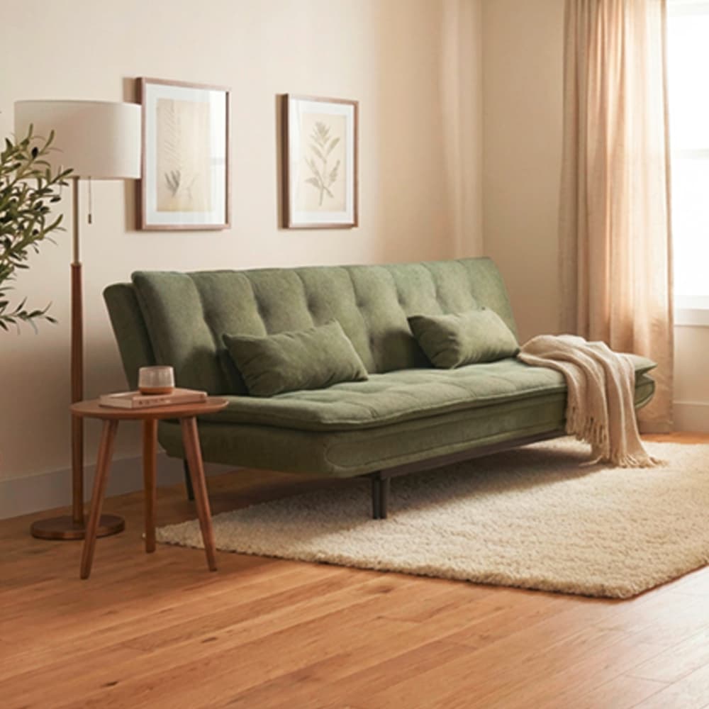 Sun Sovesofa, Brego grønn med sorte ben